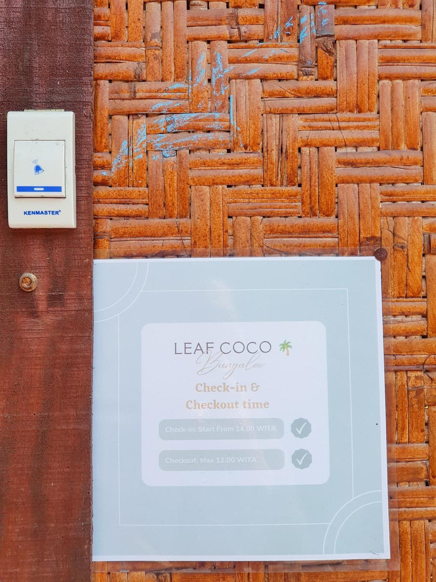 Leaf Coco Bungalow غيلي آير المظهر الخارجي الصورة